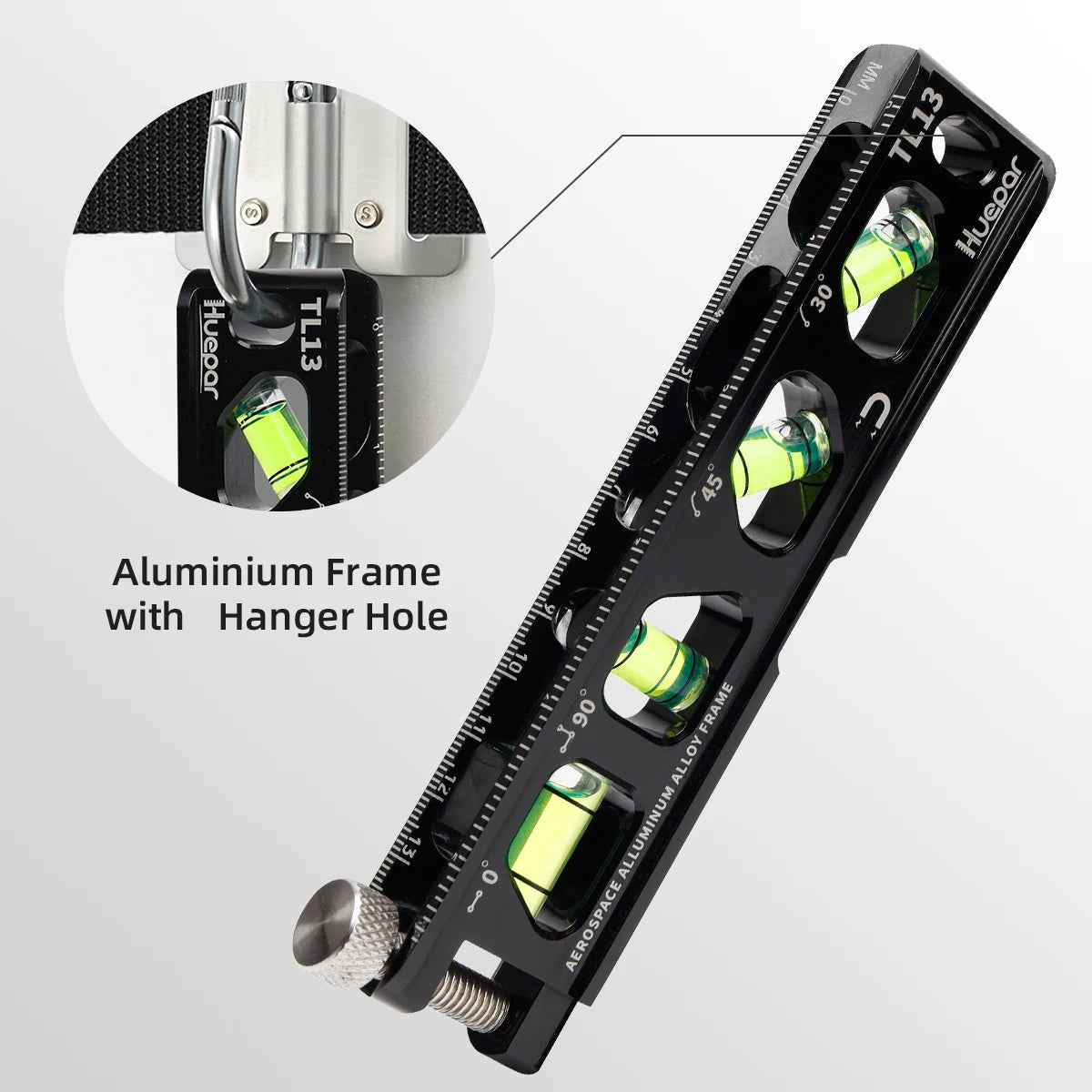TL13 Magnetic Inclinometer 4 Bubbles Spirit Level Measuring Tool Standard Metric Rulers Horizon Vertical Laser Level Rule