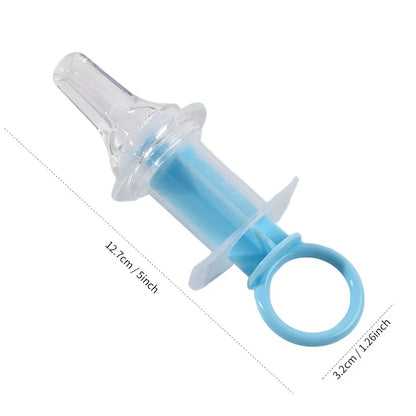 Baby Pacifier Feeder, Baby Liquid Medicine Dispenser, Anti-choking Silicone Needle Feeder Water Feeder, With Measuring 20ml Cup