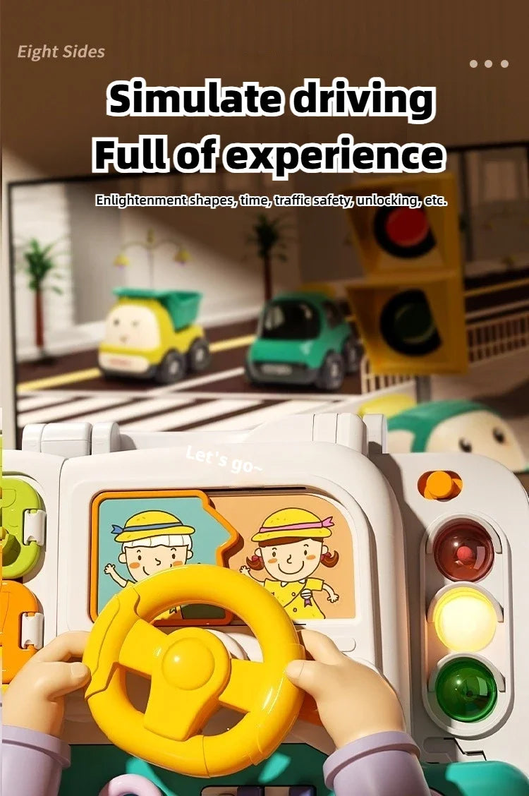 63 in 1 Baby Sensory Busy Board Montessori Toy Music Light Switch Multi functional Baby Sensory Early Education Learning Tool