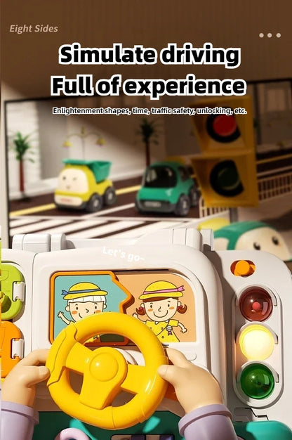 63 in 1 Baby Sensory Busy Board Montessori Toy Music Light Switch Multi functional Baby Sensory Early Education Learning Tool