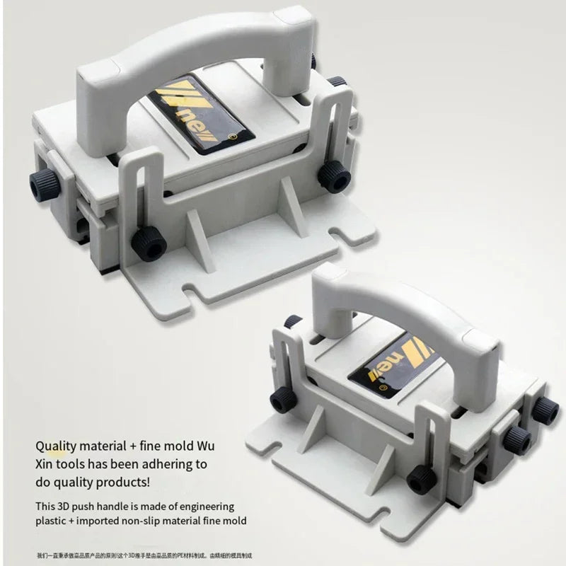 Push Block for Table Saws, Router Tables, Band Saws & Jointers - Cuts Safe - Easy to Assembly