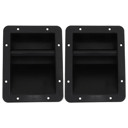 2pcs Portable Speaker Cabinet Handle Replacement Speaker Cabinet Strap Handle Speaker side handle replacement durable Recessed