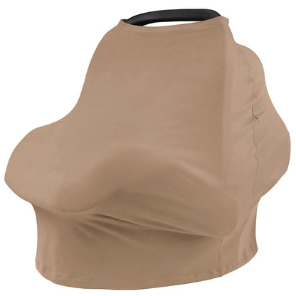 Multi-use Nursing Breastfeeding Cover Baby Car Seat Infant Carseat Canopy Stroller High Chair Shopping Cart Carrier Cover Solid