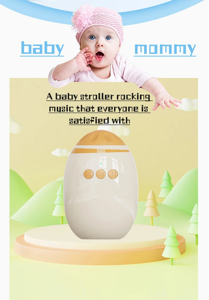 Portable Baby Stroller Rocker Accessories Automatic Infant Swing Sleep Soother with White Noise Baby Shaker Sleep Aid Device