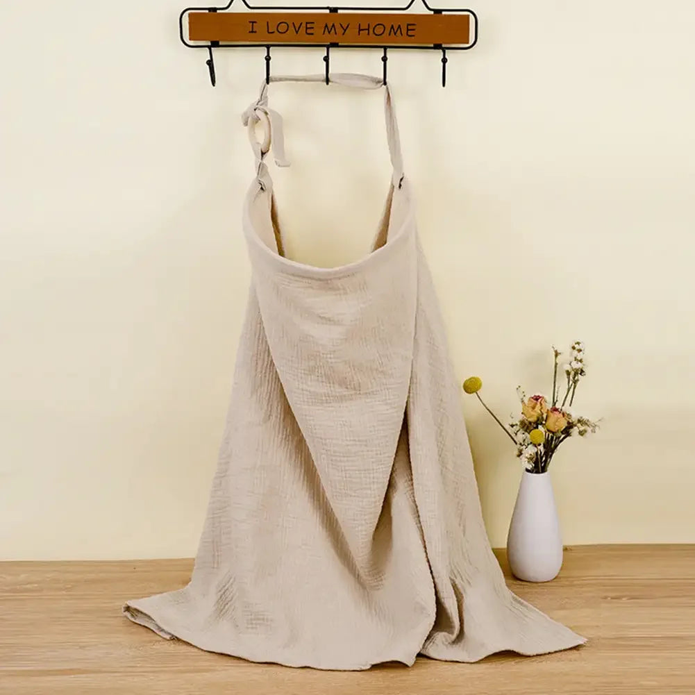 Baby Breastfeeding Cover Cotton Baby Feeding Nursing Cover Adjustable Privacy Breastfeeding Apron Soft Gauze Stroller Blankets