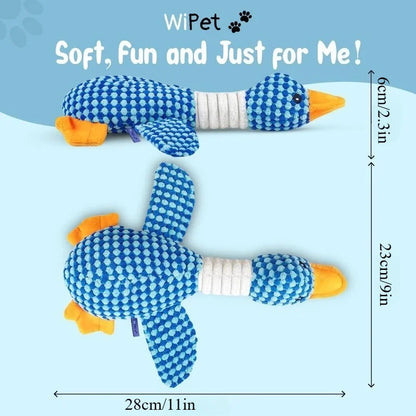 New pineapple velvet goose dog toy cat toy pet double color goose tough bite chew plush sound toy  pet supplies