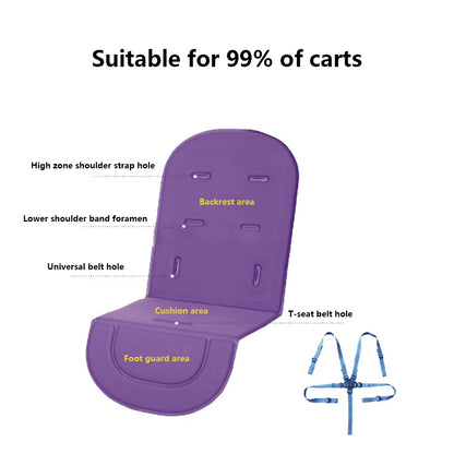Baby Stroller Seat Cushion Kids Pushchair Car Cart High Chair Seat Trolley Soft Mattress Baby Stroller Cushion Pad Accessories