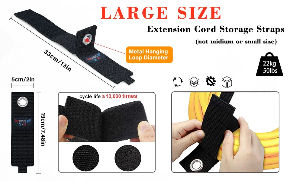 18 Pcs Garage Hooks Heavy Duty - Garage Storage and Organization Ladder Hooks with Non Slip PVC Coating for Hanging Bike，Ladder，Garden Tools，Hose
