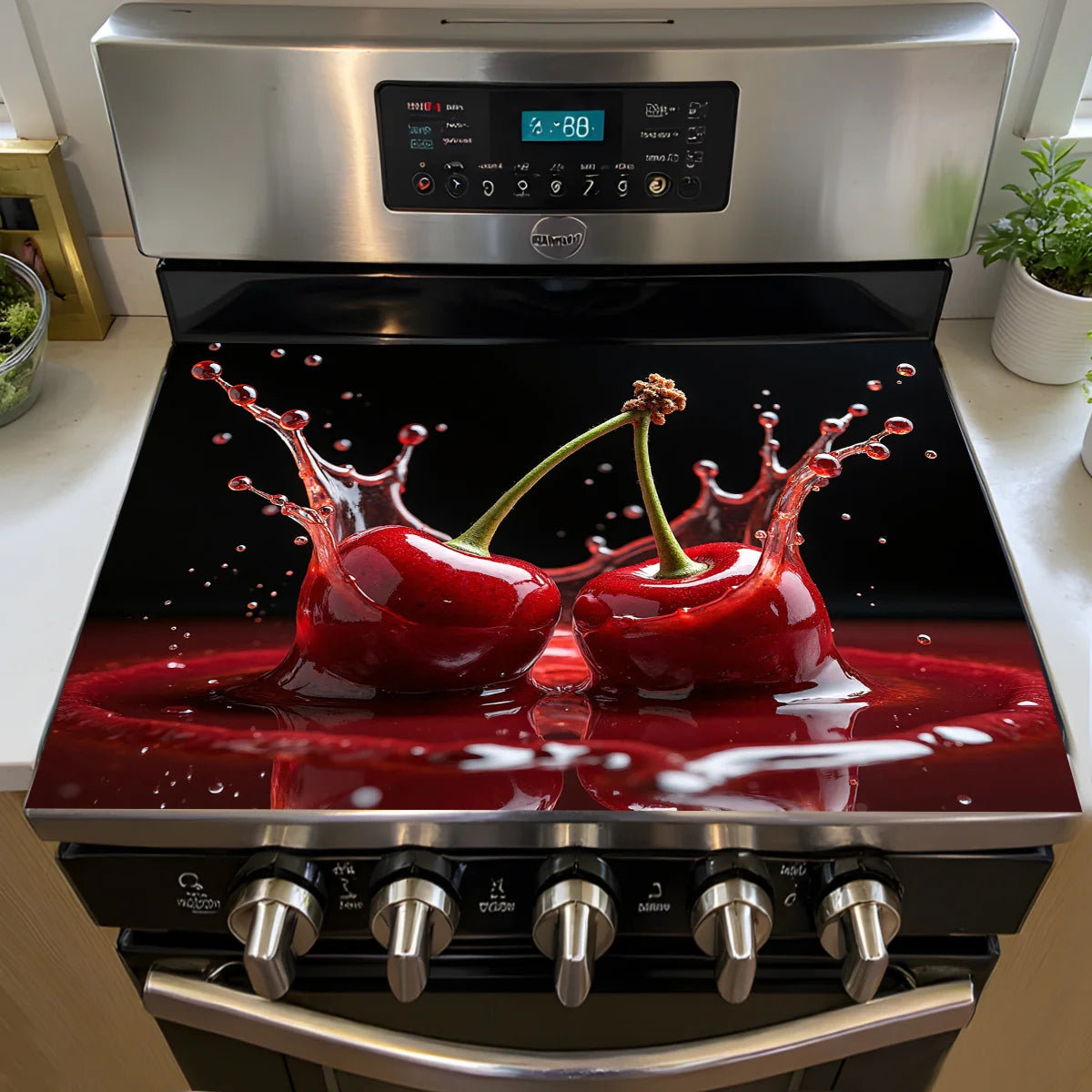 Fireproof Stove Top Covers for Electric Stove, Waterproof & Heat Resistant Mat for Glass Top, Stovetop Protector, Anti-Scratch