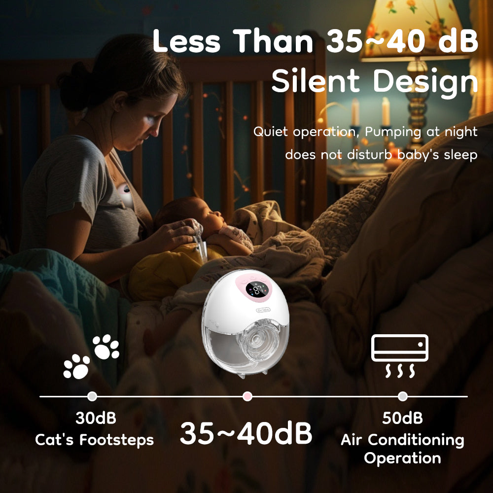 Hands Free Milk Collection Cups for Breast Pump, Wearable Breastmilk Containers, Spill Resistant Design, Small Flange, 2 Pack