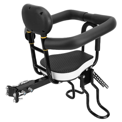 Kid's Bike seat Front Child Carrier Bike Chair for Bicycle Kids seat for Children 2~4 Years 80KG Capacity for Multiple