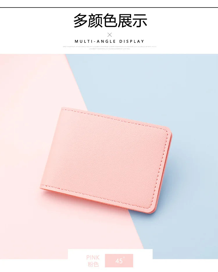 Ultra Thin Auto Driver License Bag Artificial PU on Cover for Car Driving Documents ID Card Holder Purse Wallet Case card holder