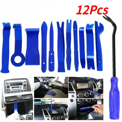 19Pcs Trim Removal Tool Set Clip Plier Upholstery Remover Nylon Car Panel Removal Set with Portable Storage Bag