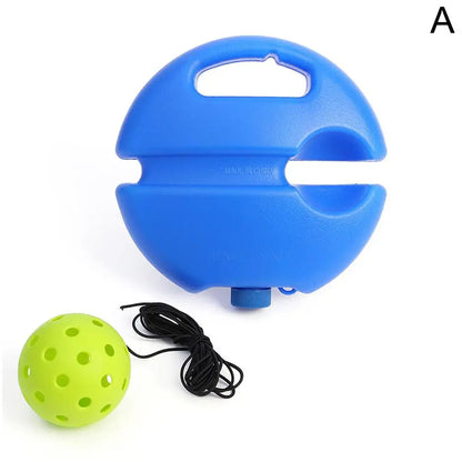 Portable Solo Tennis Trainer Rebound Tennis Ball with String Rope Self Tennis Practice Training Tool for Adults Kids Beginners