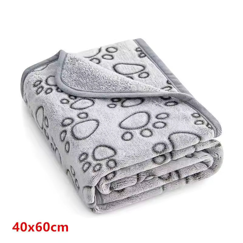 Dog Blankets for Large Dogs ,  1pc Pet Mat Soft Fluffy High Quality Pet Blanket Cute Cartoon Pattern Pet Mat Warm and Comfortable Blanket for Cat Dogs