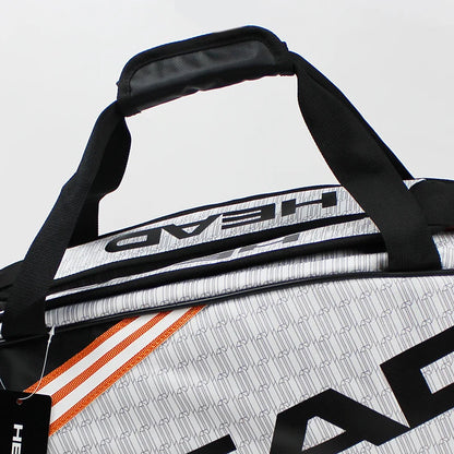 Tennis Rackets Bag Large Capacity 3-6 Pieces Tennis Backpack Badminton Gymbag Squash Racquet Bag With Separated Shoes Bag