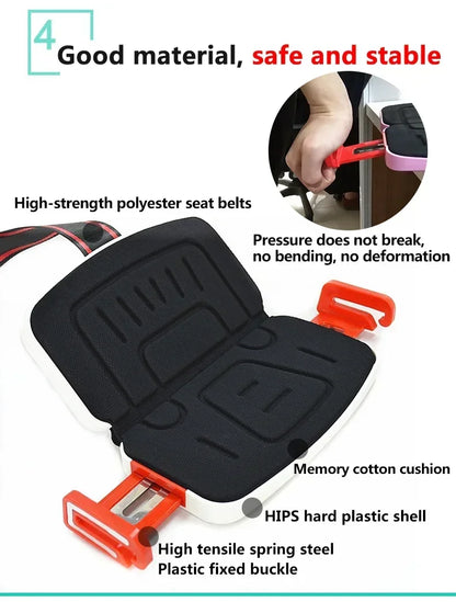 Mifold Portable Baby Car Seat Safety Cushion Travel Pocket Foldable Child Car Safety Seats Harness The Grab and Go Booster