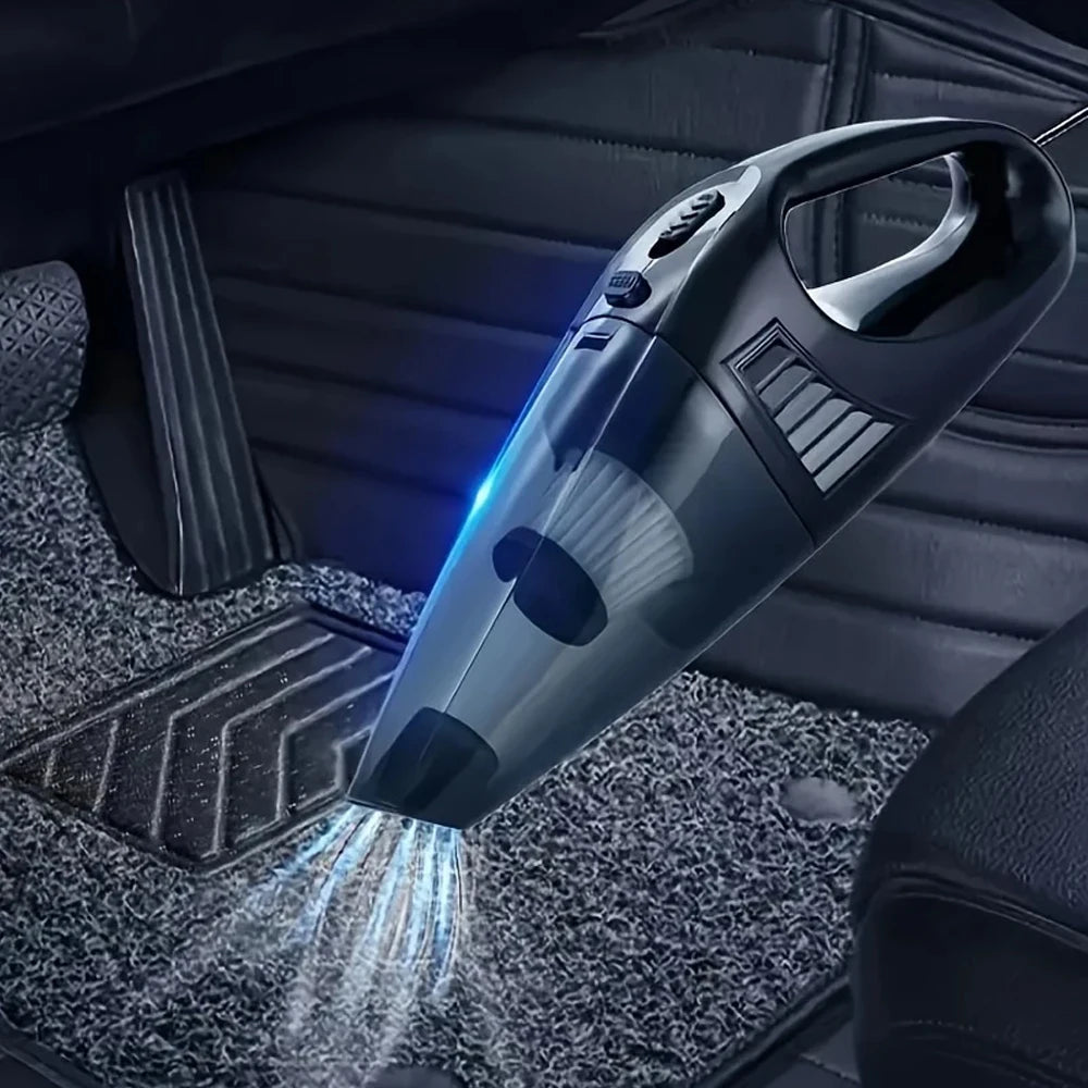 Wireless Car Vacuum Cleaner Portable Handheld - Dual Use for Home and Car Power Cord