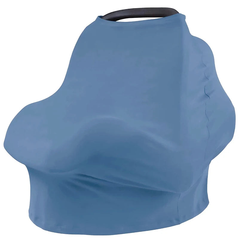 Multi-use Nursing Breastfeeding Cover Baby Car Seat Infant Carseat Canopy Stroller High Chair Shopping Cart Carrier Cover Solid