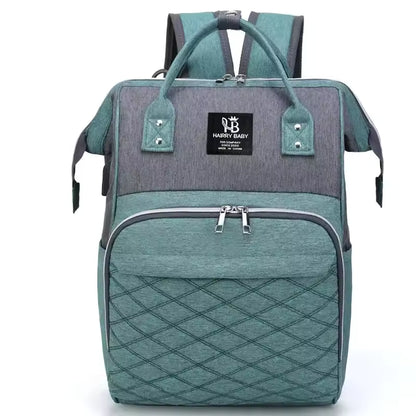 Backpack Organized Daypack Travel Baby Bag with Stroller Strap and Side Bottle Pockets