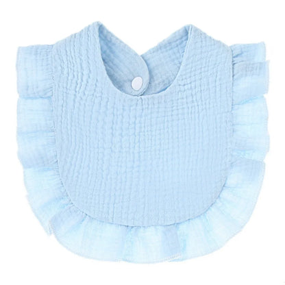 1pcs Cotton Soft Baby Bibs Solid Color Infant Bib Newborn Burp Cloths Bandana Scarf for Kids Boy Girls Feeding Saliva Towel