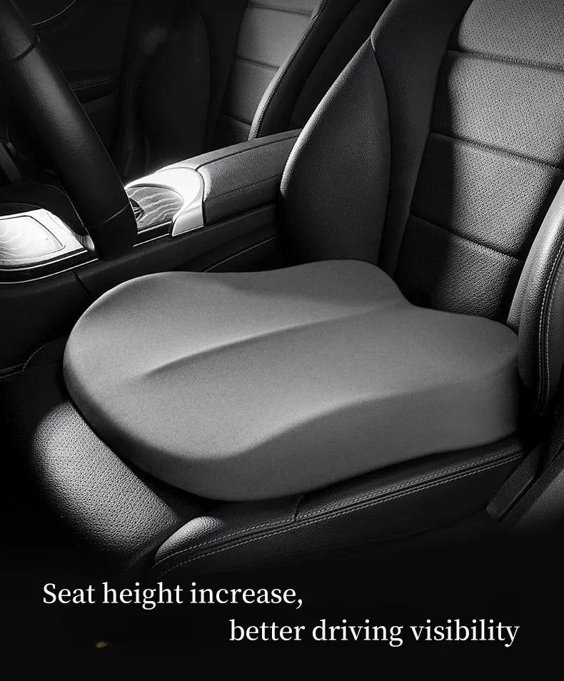 Car Booster Seat Cushion Heightening Height Boost Mat Breathable Portable Car Seat Pad Fatigue Relief Suitable For Cars