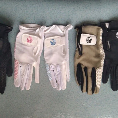 Summer Breathable Horse Riding Gloves lightweight Cozy Mesh Back Full Plam Silicone Grip Equestrian Gloves for Horseback Cycling
