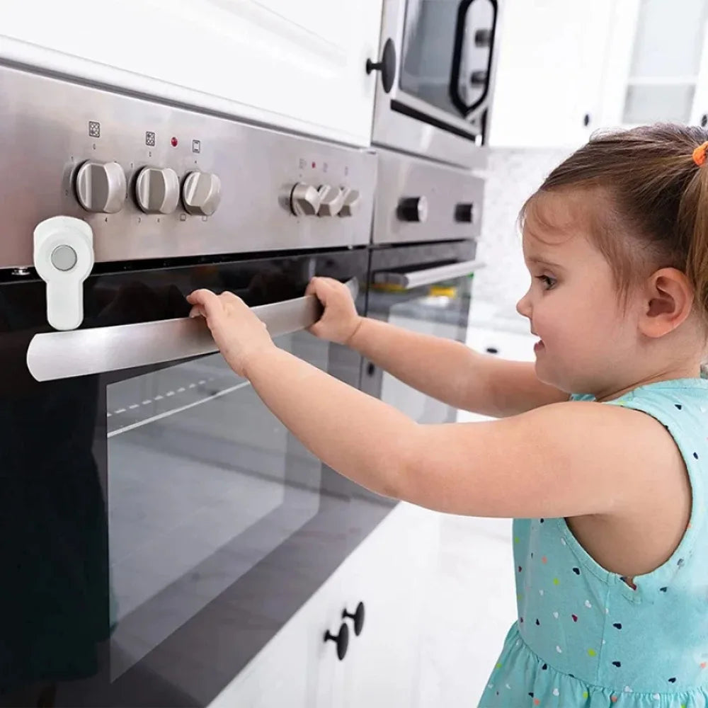 1pcs Baby Oven Door Lock for Kitchen Child Safety Locks Home Microwave Anti-opening Buckle Fixator Child Protection Locks