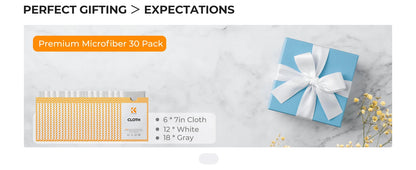 K&F CONCEPT 6*7inch Premium Microfiber Cleaning Cloths Lens Cleaning Cloth for Camera Lenses, Eyeglasses, Phone Screens, Cameras