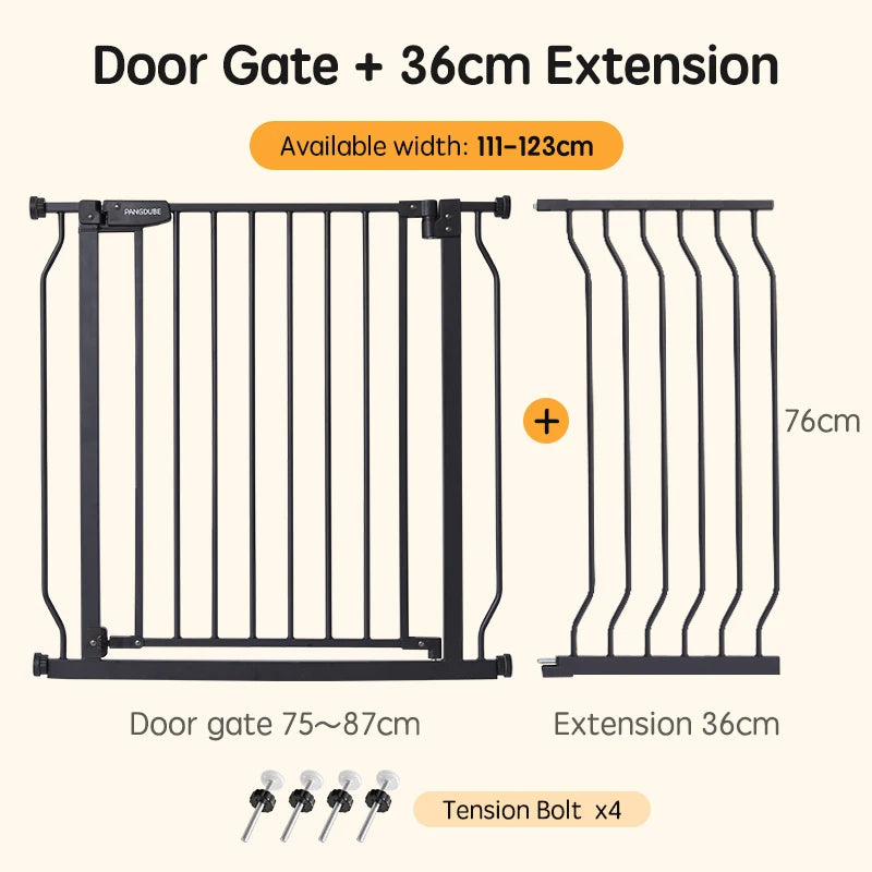 PANGDUBE Children's Safety Fence Baby Playpen Security Door for Pet Child Stair Barrier Baby Gate for Stairs Baby Safety Gate