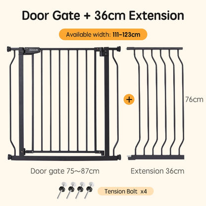 PANGDUBE Children's Safety Fence Baby Playpen Security Door for Pet Child Stair Barrier Baby Gate for Stairs Baby Safety Gate