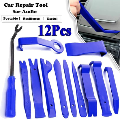 19Pcs Trim Removal Tool Set Clip Plier Upholstery Remover Nylon Car Panel Removal Set with Portable Storage Bag