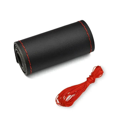 Car Steering Wheel Braid Cover Black Artificial Leather For Volkswagen VW Golf 7 Mk7 Touran Up New Polo Jetta Passat B8 Tiguan