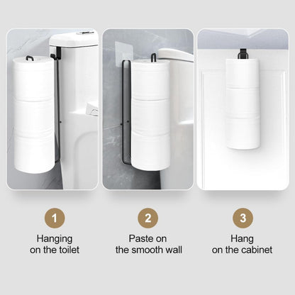 Freestanding Toilet Paper Holder with Storage – Holds 3 Spare Rolls, Heavy-Duty Steel, Chrome Finish, Easy Assembly, Space-Saving Bathroom Organizer