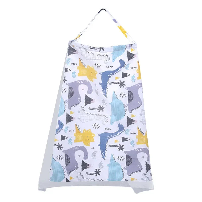 100% Cotton Baby Feeding Nursing Covers Mother Outing Breastfeeding Towel Nursing Cloth with Mosquito Net Baby Stroller