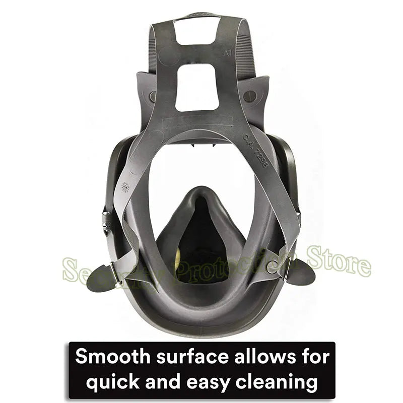 Full Face Respirator 6006 Cartridge 6800 Gas Paint Spray Mask for Multi Gas/Vapor Cartridges- Ammonia, Chlorine,Methylamine