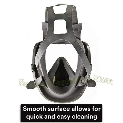 Full Face Respirator 6006 Cartridge 6800 Gas Paint Spray Mask for Multi Gas/Vapor Cartridges- Ammonia, Chlorine,Methylamine