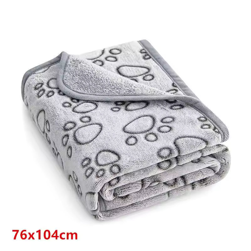 Dog Blankets for Large Dogs ,  1pc Pet Mat Soft Fluffy High Quality Pet Blanket Cute Cartoon Pattern Pet Mat Warm and Comfortable Blanket for Cat Dogs