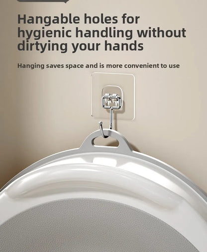 Potty Training Seat Built-in Toilet Seat, Elongated Toilet Seat Children's Toilet Seat Toilet Seat Children's Toilet Seat Universal Splash Proof Toilet for Male and Female Babies