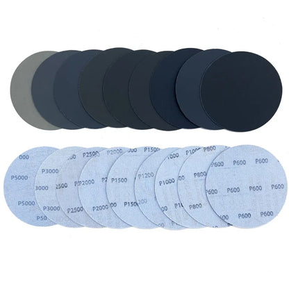 3/5/6inch Universal Dry and Wet Sanding Disc Sanding Paper Metal Polished Woodworking Tools Accessories Polishing Abrasive Discs