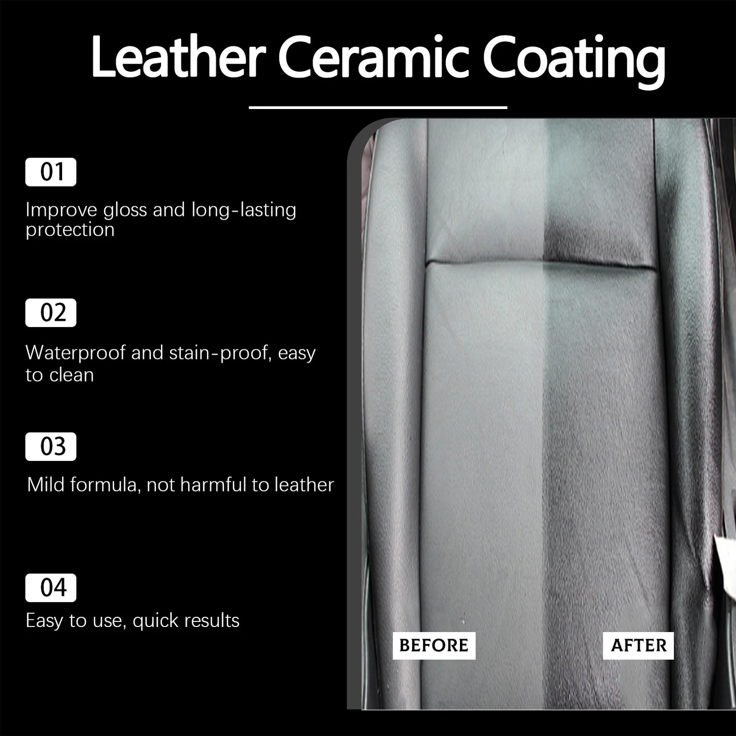Car Leather Restorer Back To Black Gloss Rubber Plastic Renovator Longlasting Coating Leather Restore Auto Polish Cleaning Care