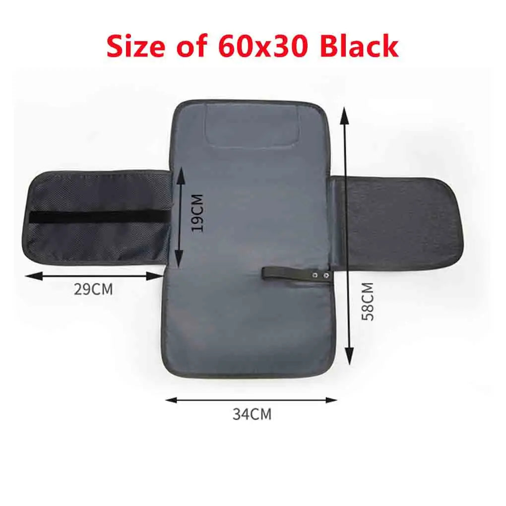 3 in 1 Diaper Changing Pad Portable Baby Changing Pad with Pockets Waterproof Travel Diaper Changing Hand Folding Diaper Bag