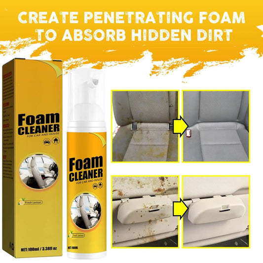 100/150/250ML Multi-Purpose Foam Cleaner Spray Leather Cleaning Auto Home Surfaces Foam Cleaners for Car Wash Maintenance
