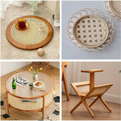 30 Size  Rattan Woven Belt, Furniture Repair Material For Furniture, Chairs, Cabinets, DIY Woven Open Mesh Canes