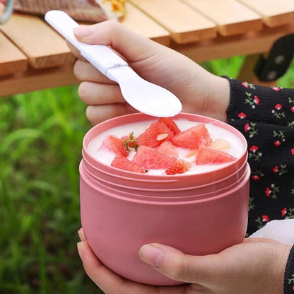 Stainless Steel Soup Cups Thermal Lunch Box Food Thermos Container with Spoon Insulated Bento Lunch Box for School Office