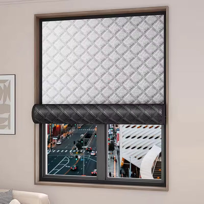 Thermal Insulated Door Curtain, High Quality Cloth Thicken Cotton Filled, Single Piece Door Insulation Blanket Cover for Cold in Winter, Grey