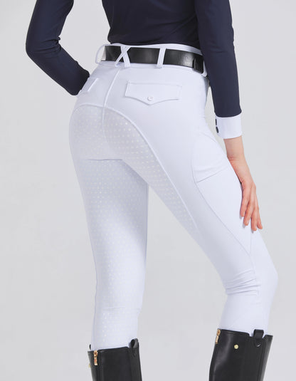 Professional horse riding pants silicone anti-slip quick-dry tight-fitting cycling sports pants for equestrian exams