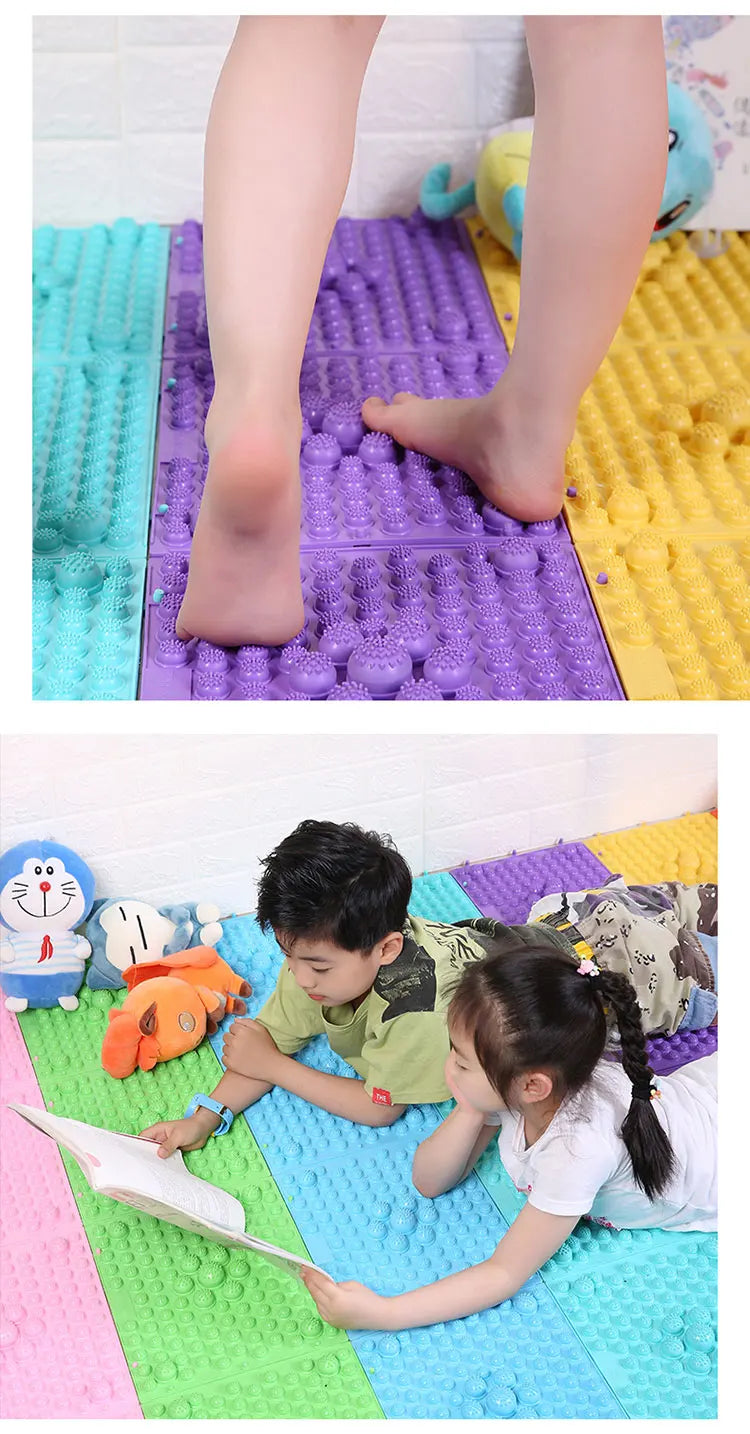 Massage pad plantar finger pressure plate foot massage sensory toy children and adults thickened to relieve tension fun game mat