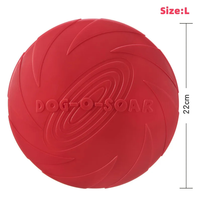 Interactive Silicone Flying Saucer Toy for Dogs And Cats Chew Resistant Flying Disc Pet Game Perfect for Puppy Training Fun