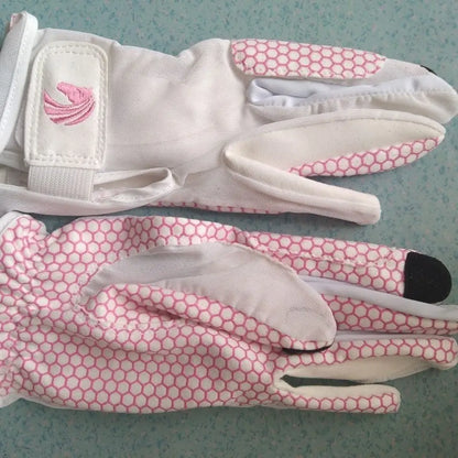 Summer Breathable Horse Riding Gloves lightweight Cozy Mesh Back Full Plam Silicone Grip Equestrian Gloves for Horseback Cycling